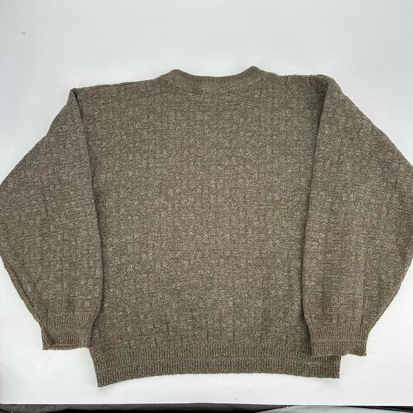 Vintage 90s Cricketeer brown faded boxy fit old money style sweatshirt size L - Picture 4 of 4